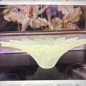 A Stunning Murano Glass Bliwn Bowl
